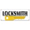 Signmission LOCKSMITH BANNER SIGN keys made service locked out mobile security B-Locksmith - alternate 1